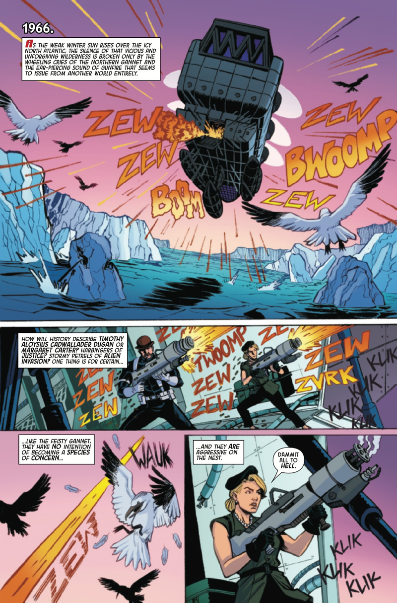 Illustration for article titled Exclusive Marvel preview: Peggy gets Asgardian assistance in Agent Carter #1